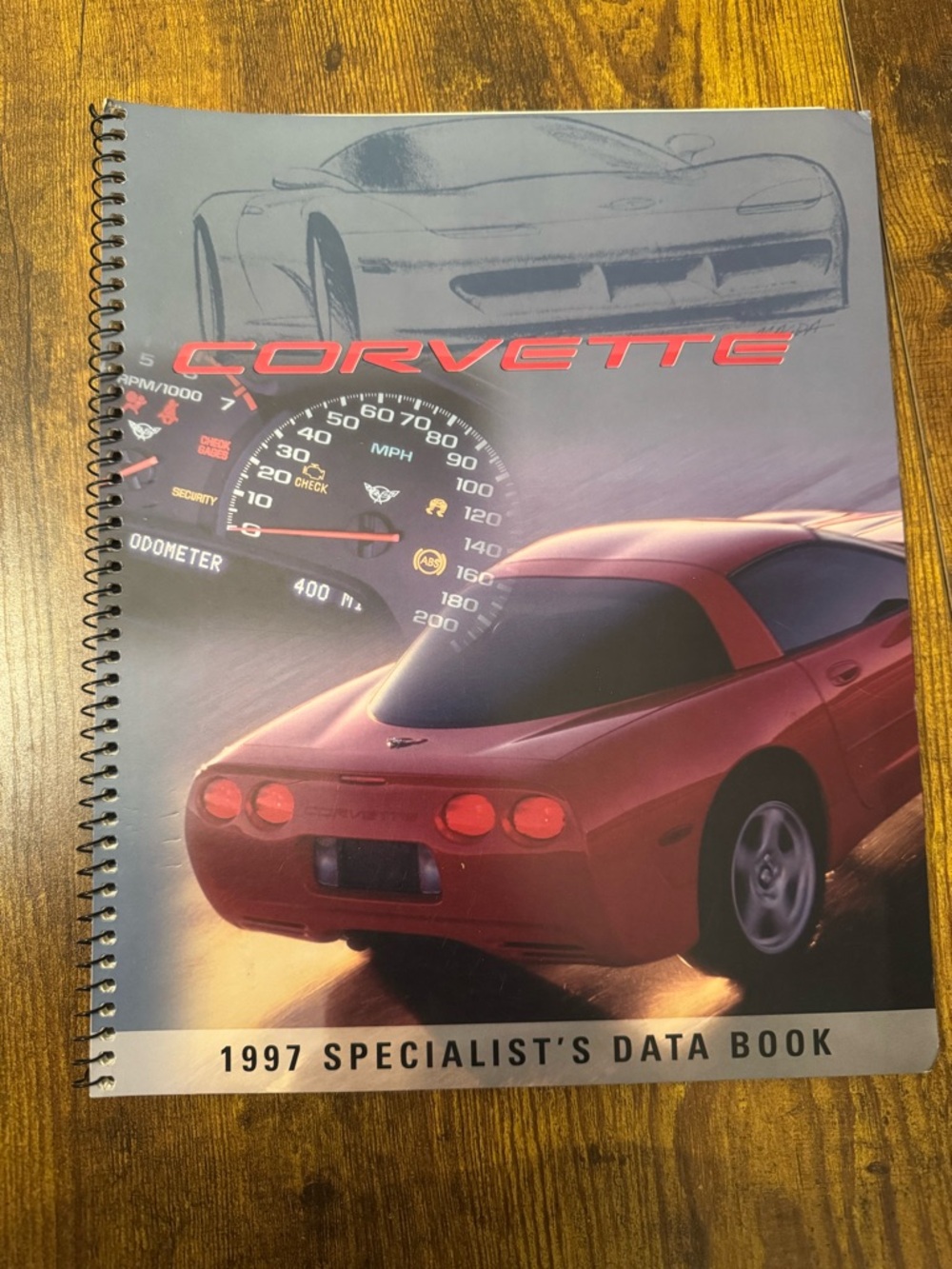 Corvette 1997 Specialist's Data Book - Red